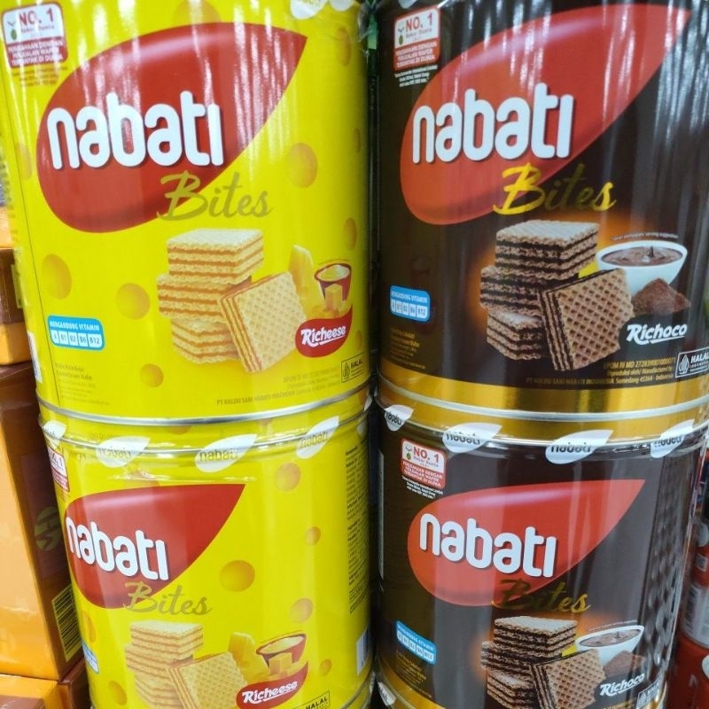 

Nabati bites wafer kaleng 240gr