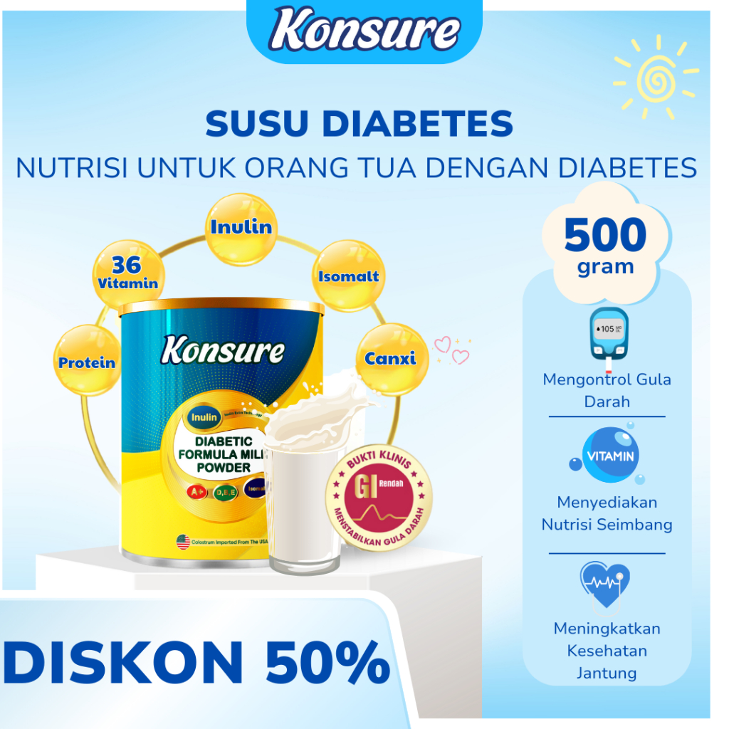 

KONSURE SUSU DIABETES TERKEMUKA IMPORT USA