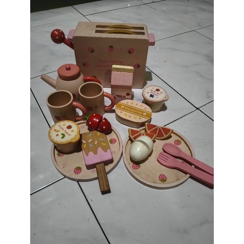 wooden toys Mother garden preloved( HARGA285)