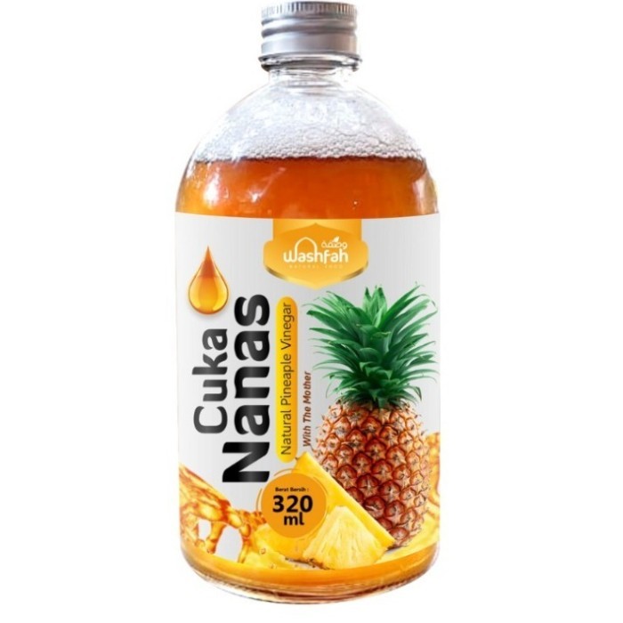 

Cuka Nanas Washfah Isi 320 ml Natural Pineaple Vinegar