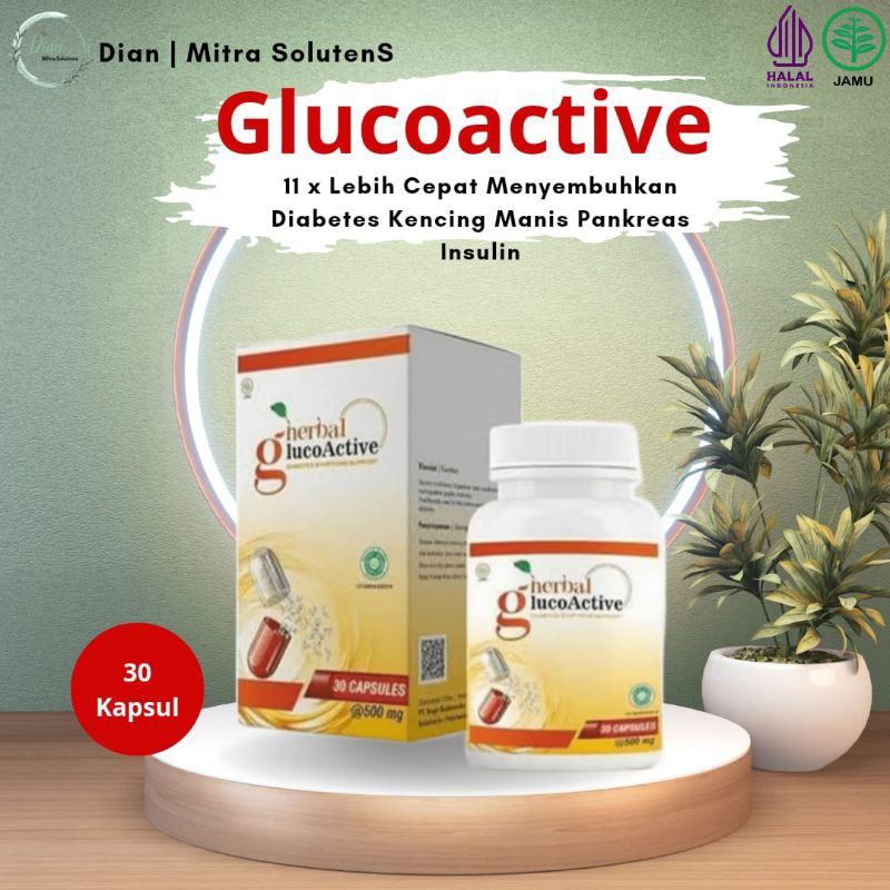 Glucoactive Obat Herbal Menyembuhkan Diabetes Pankreas