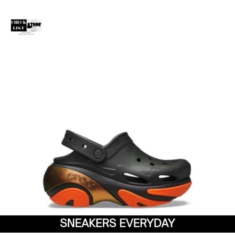 CROCS BUBBLE CRUSH REFLECTOR CLOG ORIGINAL 100% (UNISEX) 210743-3VT KELP