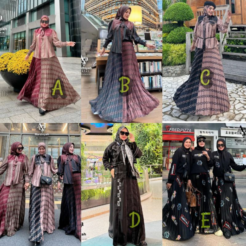 gamis syar'i aurakay premium