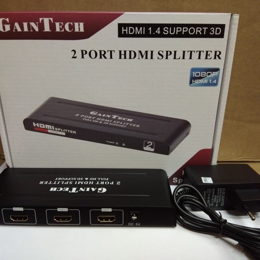 Gaintech HDMI Splitter 2 Port