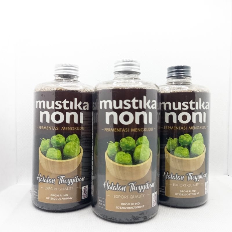 MUSTIKA NONI obat kolesterol Fermentasi Mengkudu isi 500ml - Fermentasi Jus Mengkudu