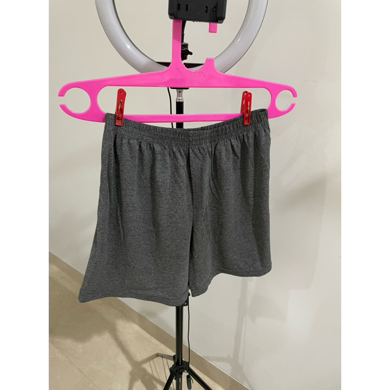 PRELOVED Celana pendek bike short celana dalaman celana santai grey abu wanita woman