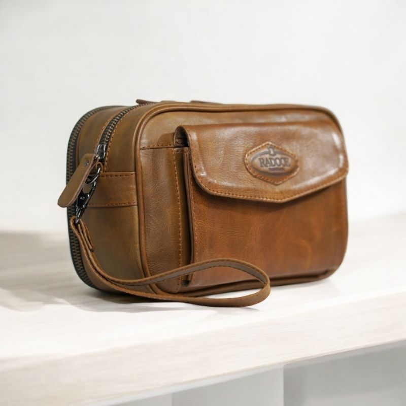 Radoce Bags - Handbags Pria - Pouch Pria - Tas Kulit Sapi Asli - PERU