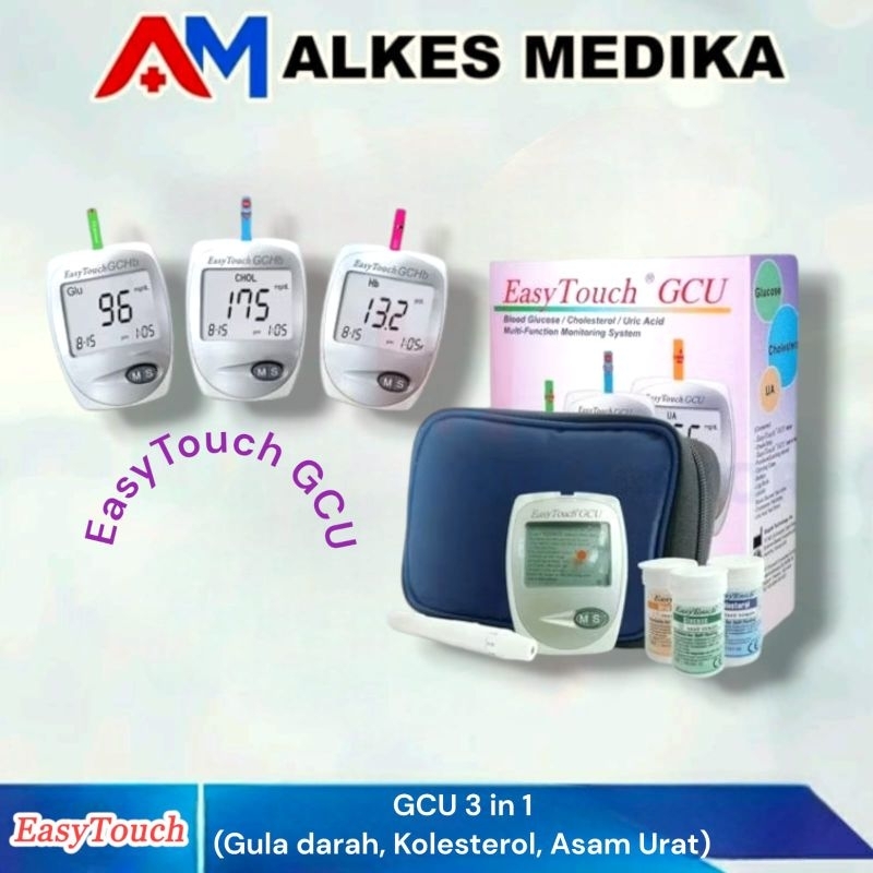 Alat gcu easy touch / gcu easytouch / alat cek gula darah / cek gula darah easytouch / easy touch