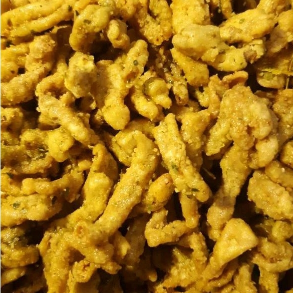 

Kripik Usus Ayam Crispy Original Daun Jeruk 500 gram