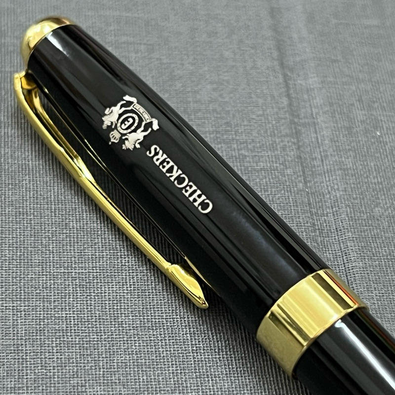 WANG101 - GRATIS Ballpoint CHECKERS Business pen bolpen tip 1.0 mm tanda tangan dokumen bisnis kado 
