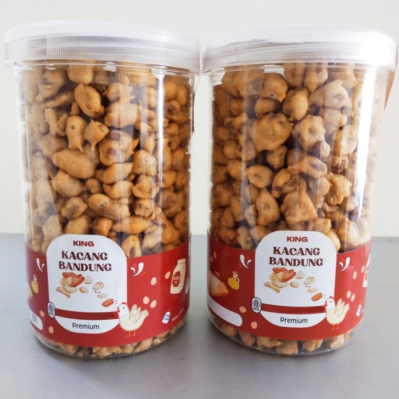 

King Kacang Bandung Gurih Garing Premium (Toples)
