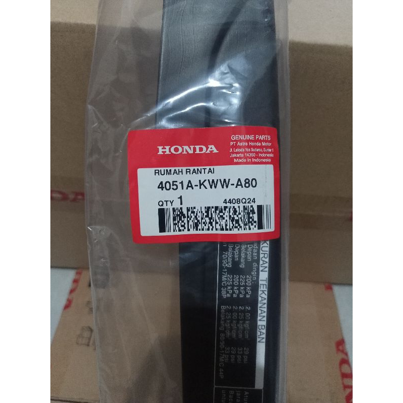 4051A-KWW-A80 Cover Tutup Gear Rantai Honda Revo 110 New. ORIGINAL AHM