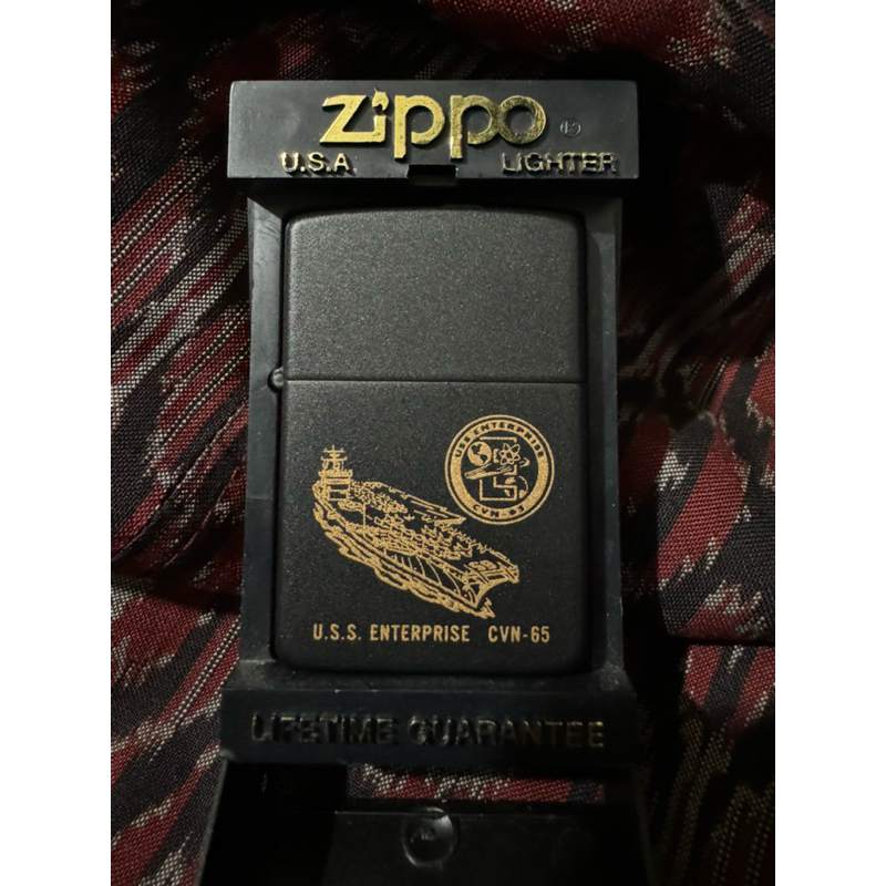 Zippo Rare items USS enterprise  CVN-65 New Old Stock 1987 Kolektor Items