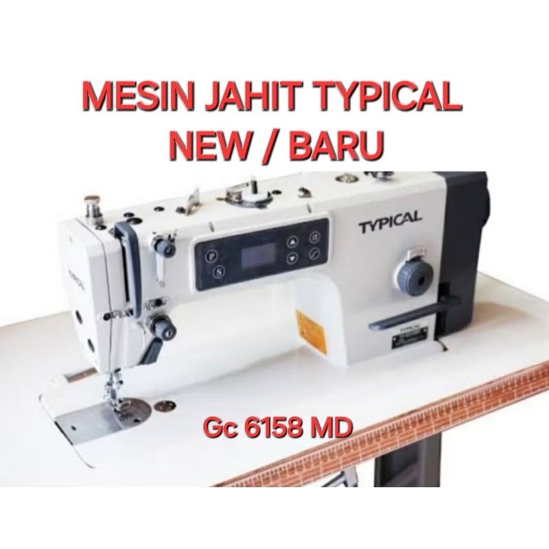 Mesin jahit typical servo 6158md new