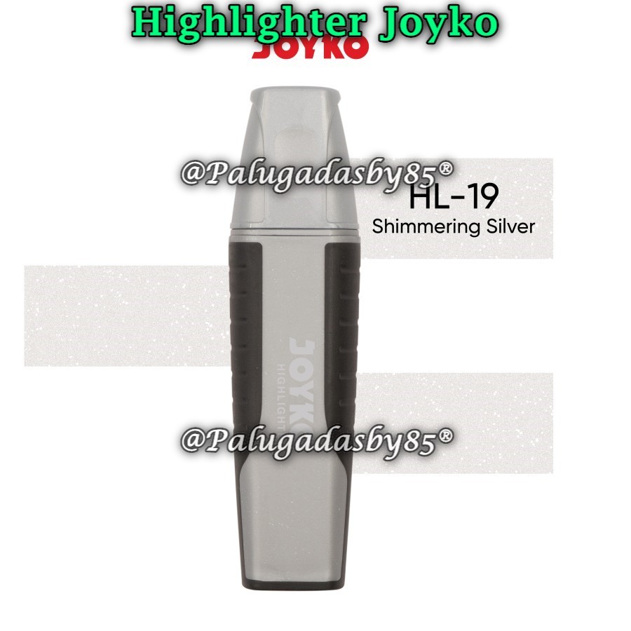 

(1 Biji) GROSIR Highlighter JOYKO HL-19 Shimmering Silver / Joyko Highlighter Penanda Berwarna HL-19