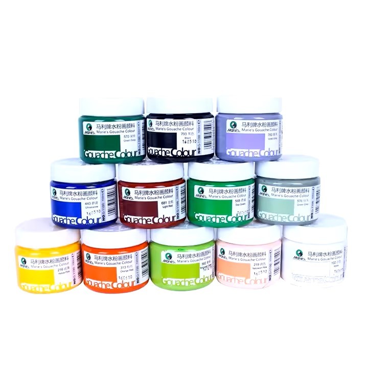 

Cat Akrilik 100ml Paint Acrylic 100ml Maries Fabric Color Cat Kain Cat Textile