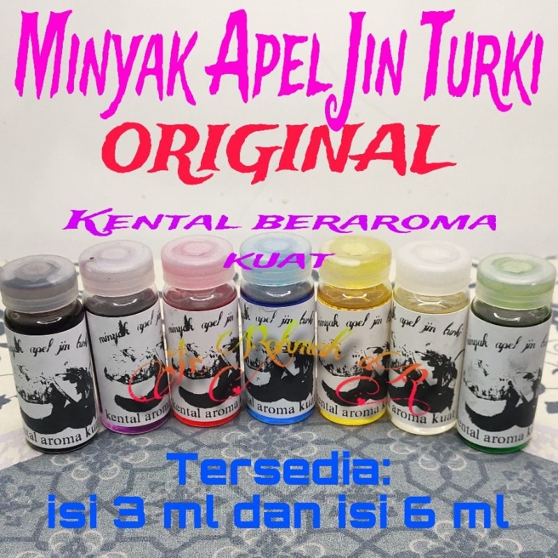 MINYAK APEL JIN TURKI ORI KENTAL BERAROMA KUAT