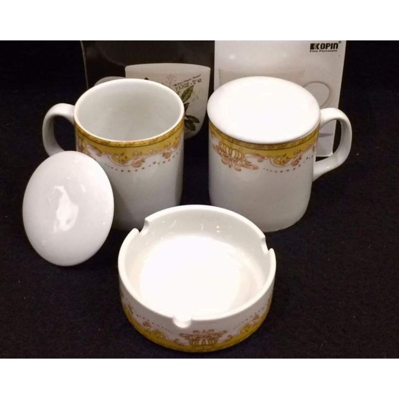 Mug mama❤️papa + asbak mahkota @