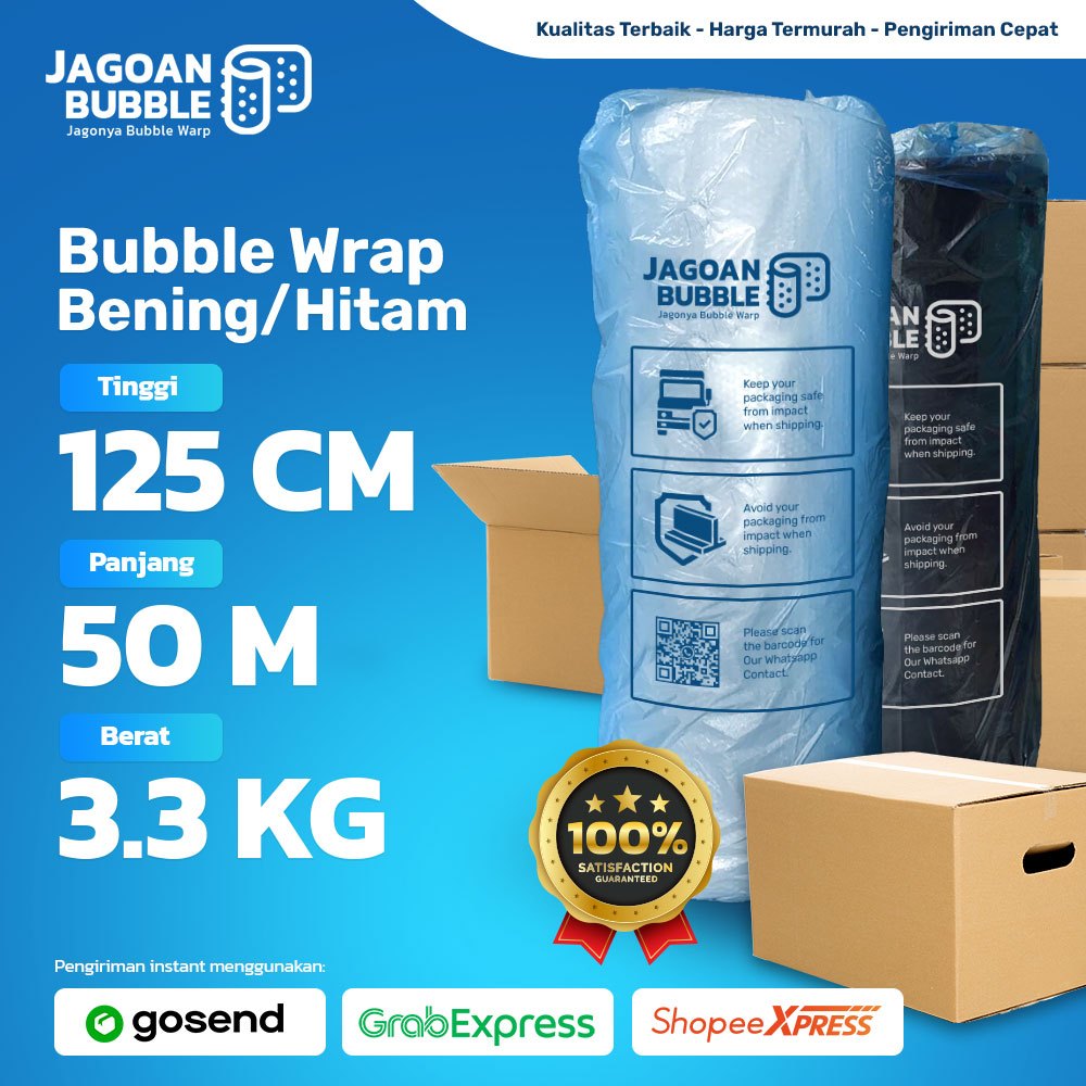 

❤️Jagoan Bubble❤️ Bubble Wrap 3,3 Kg - Tebal Kuat & Murah
