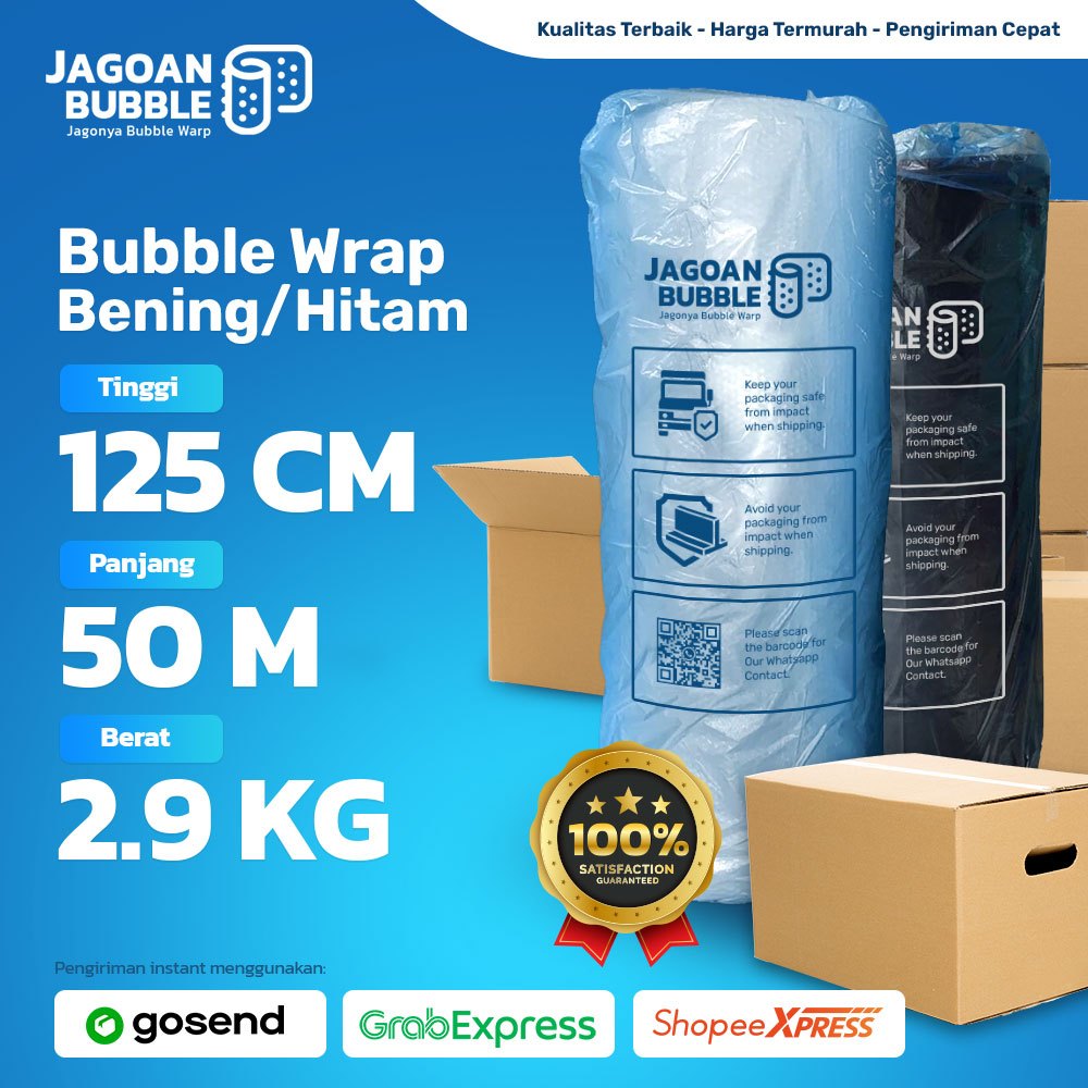 

❤️Jagoan Bubble❤️ Bubble Wrap 2,9 Kg - Tebal Kuat & Murah