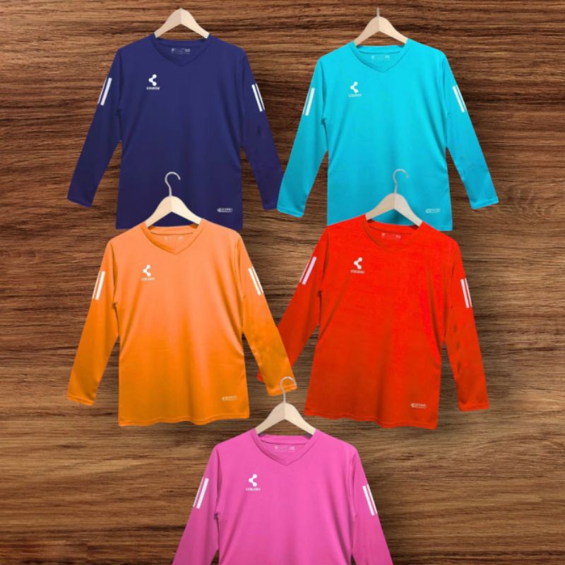 baju olahraga wanita muslimah dry fit lengan panjang gym senam aerobic joging