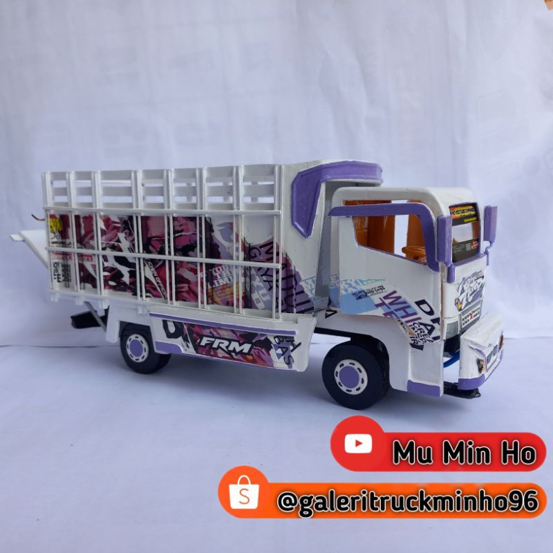 HIDROLIK BUKA TUTUP Miniatur Truk Oleng Wahyu Abadi 2