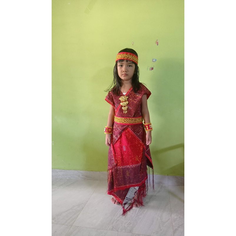 pakaian adat batak anak // set batak set anak