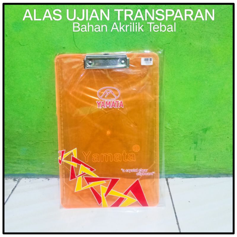 

1 Pcs Papan Ujian Plastik / Papan Jalan Clipboard