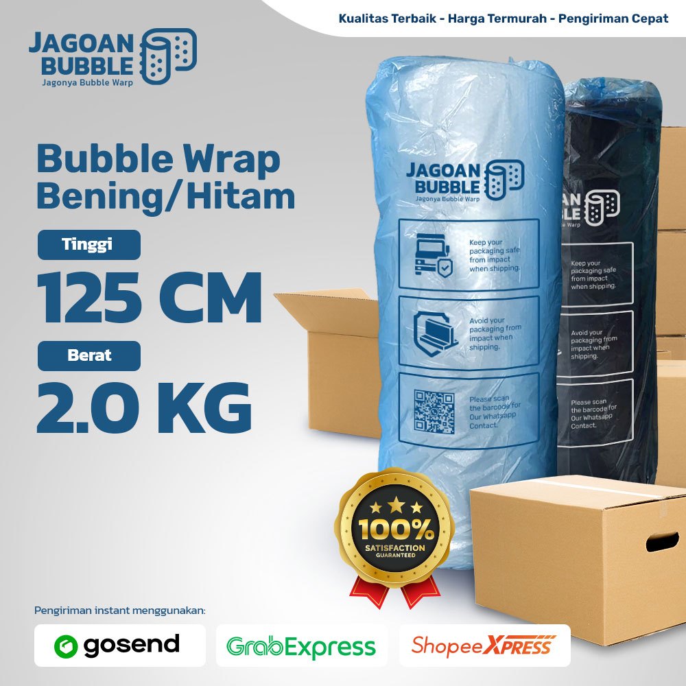 

❤️Jagoan Bubble❤️ Bubble Wrap 2 Kg - Tebal Kuat & Murah
