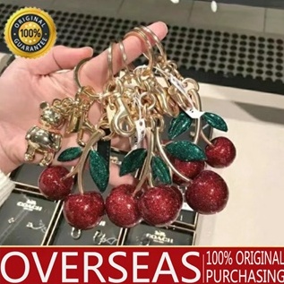 Coach Cherry Bag Charm Keychain 7784 Keychain blueberry Keychain strawberrie Keychain Apple