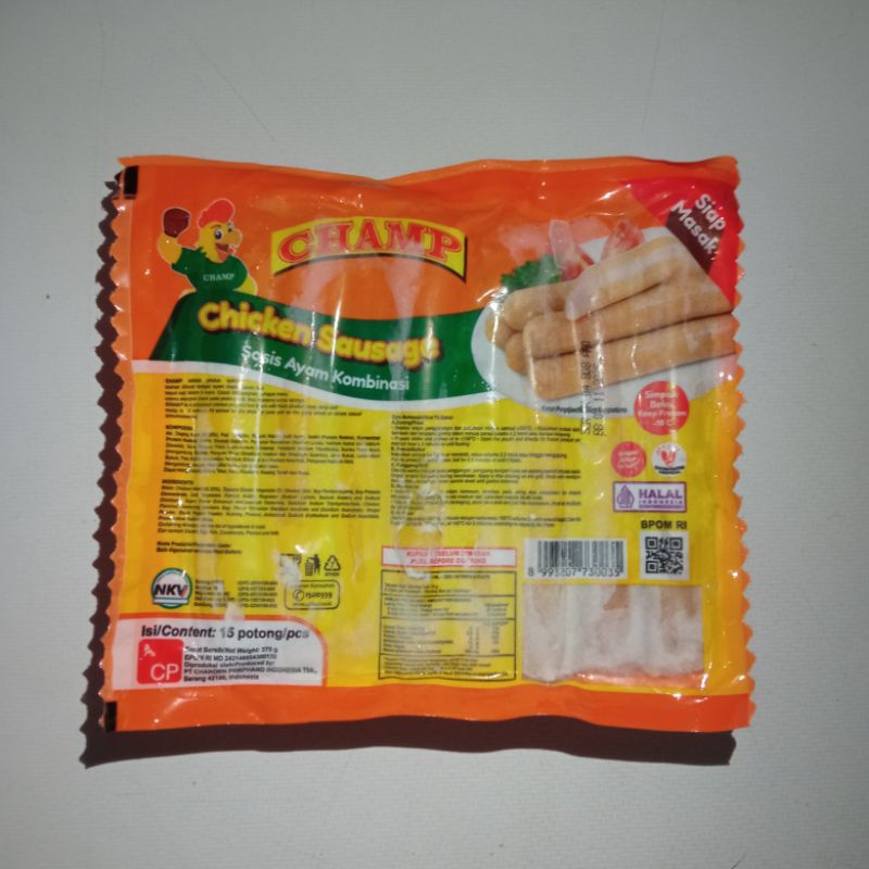 

CHAMP Sosis Ayam Sapi Serbaguna 375 gram