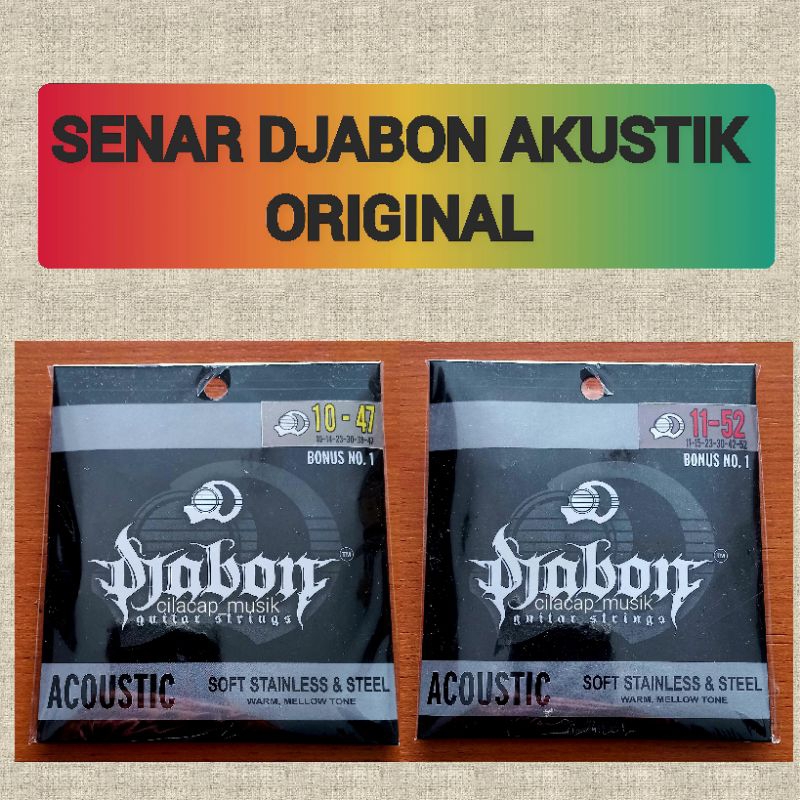 SENAR GITAR AKUSTIK DJABON ORIGINAL SENAR DJABON AKUSTIK JABON