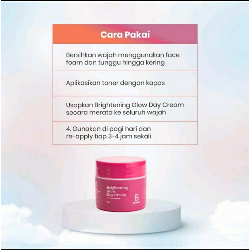 BG SKIN BRIGHTENING GLOW DAY CREAM ORIGINAL | KRIM SIANG BG SKINCARE | BEAUTY GLOW