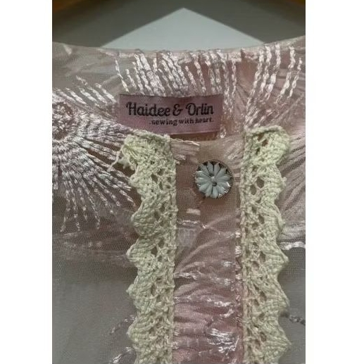 Midi Organza Haidee Orlin Soft Pink