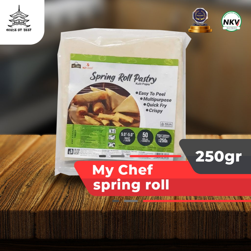 

Mychef Vegetable Spring Roll Popia Sayur 250gr