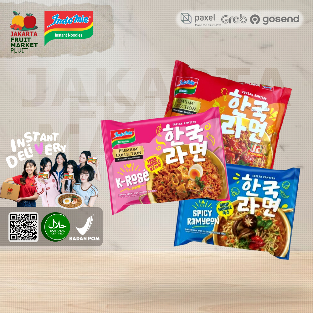 

INDOMIE PREMIUM COLLECTION KOREA RAMYEON