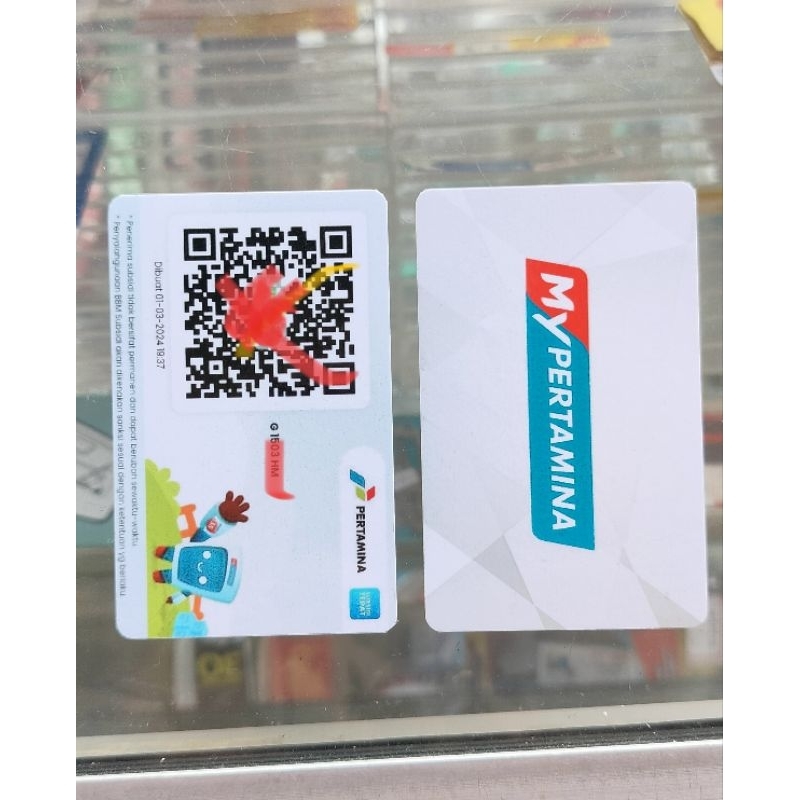 

Cetak kartu My Pertamina Anti Luntur