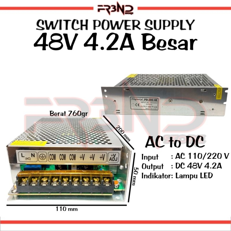 Switching Power Supply 48V 4.25A B