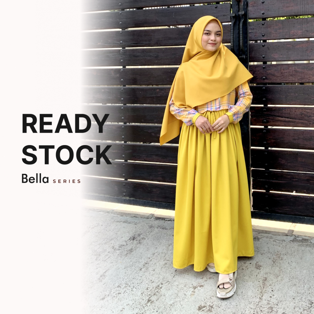 (READY STOCK) DRESS BELLA SERIES / DRESS GAMIS BUSUI / DRESS GAMIS WISUDA / DRESS ASYALIA GRADE B