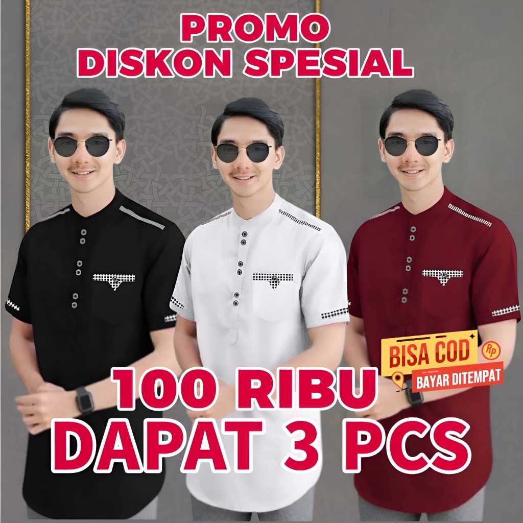 KOKO TOJIRO BAJU KOKO PRIA KOKO TOJIRO LENGAN PENDEK BAJU MUSLIM PRIA TERMURAH TERBARU