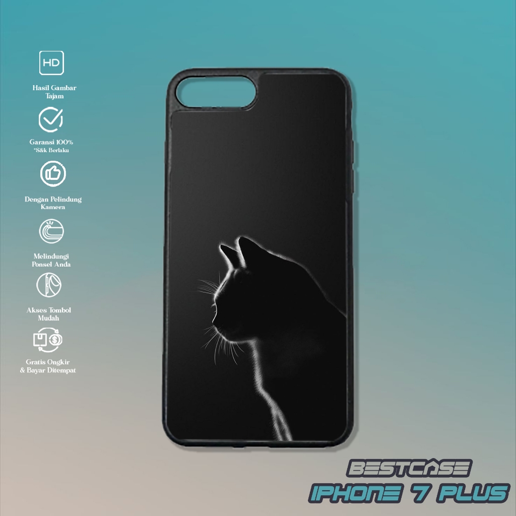 Case Iphone 7 Plus - Casing Hp Iphone 7 Plus - Motif ( KITTEN ) - Silikon Hp Iphone 7 Plus - Softcas