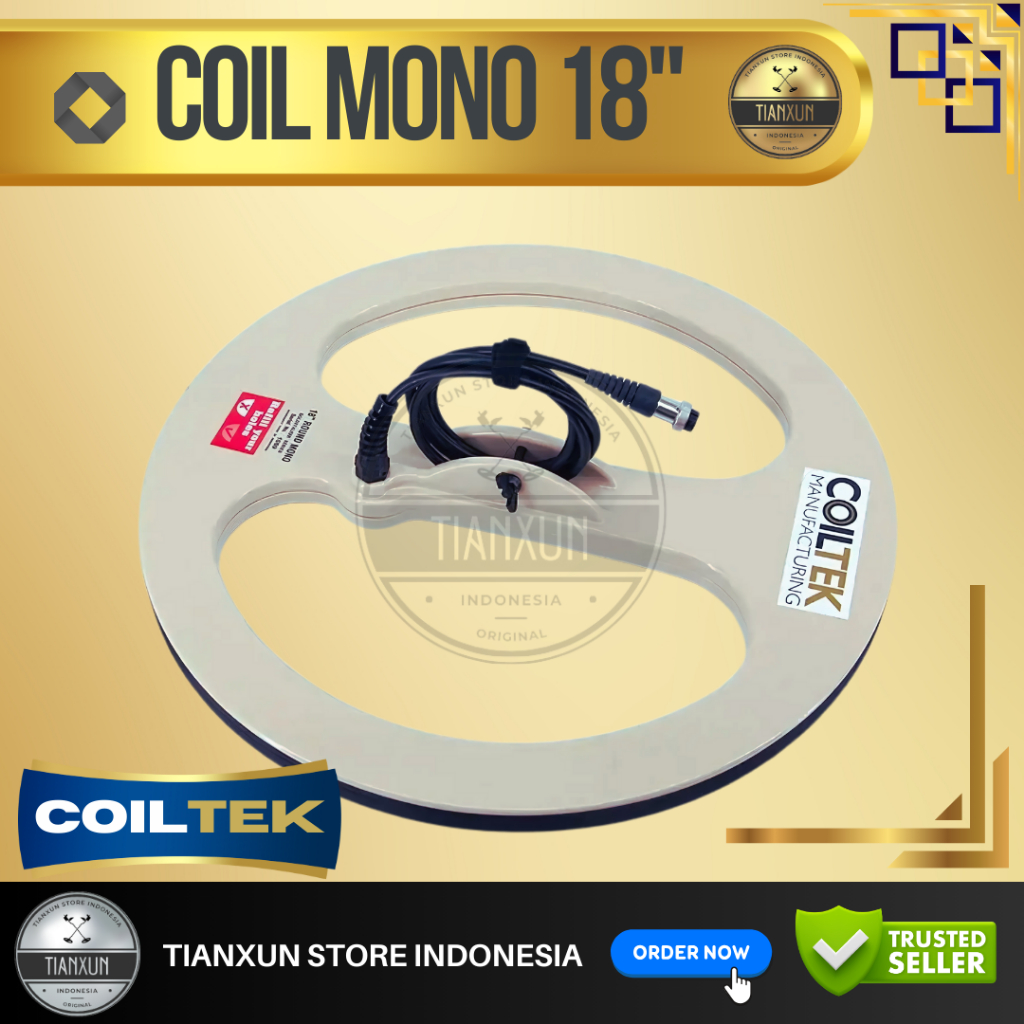 SUKU CADANG ORIGINAL COIL MONO COILTEK 18" KOIL 18 INCH UNTUK GDX8000 GFX7000 GPX5000