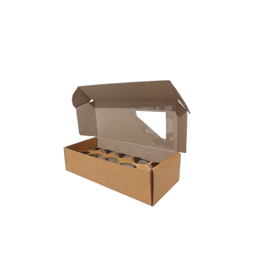 

(10 Pcs)Box Telur Isi 10 Kardus Kemasan Telur Ayam 25x11x6 Cm Kotak Packing Egg Coklat Polos