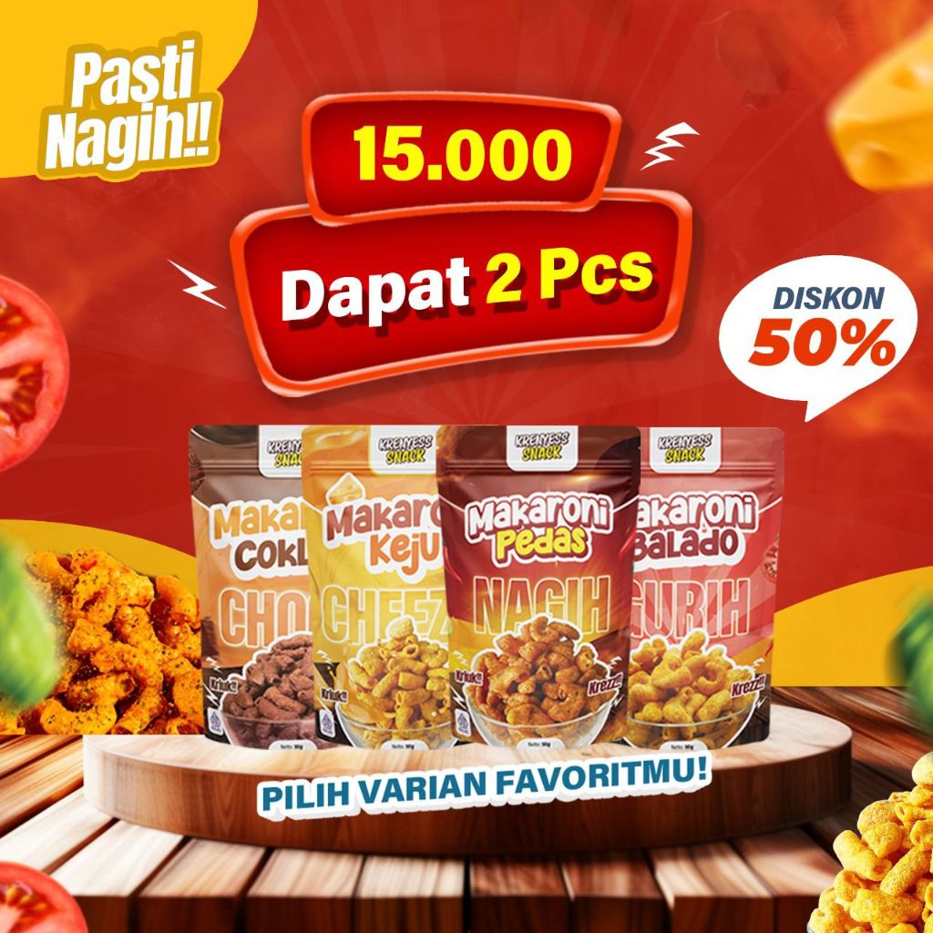 

BUY 1 GET 1 FREE Makaroni Renyah Pedes Manis