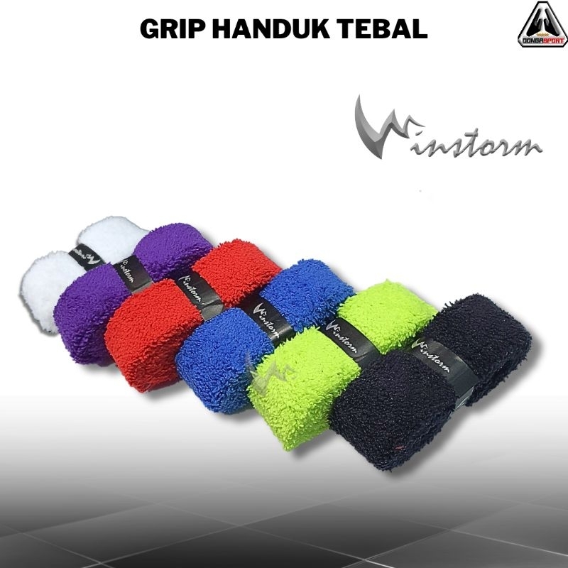 GRIP HANDUK TEBAL WINSTORM PREMIUM GRIP BADMINTON GRIP HANDUK TENIS