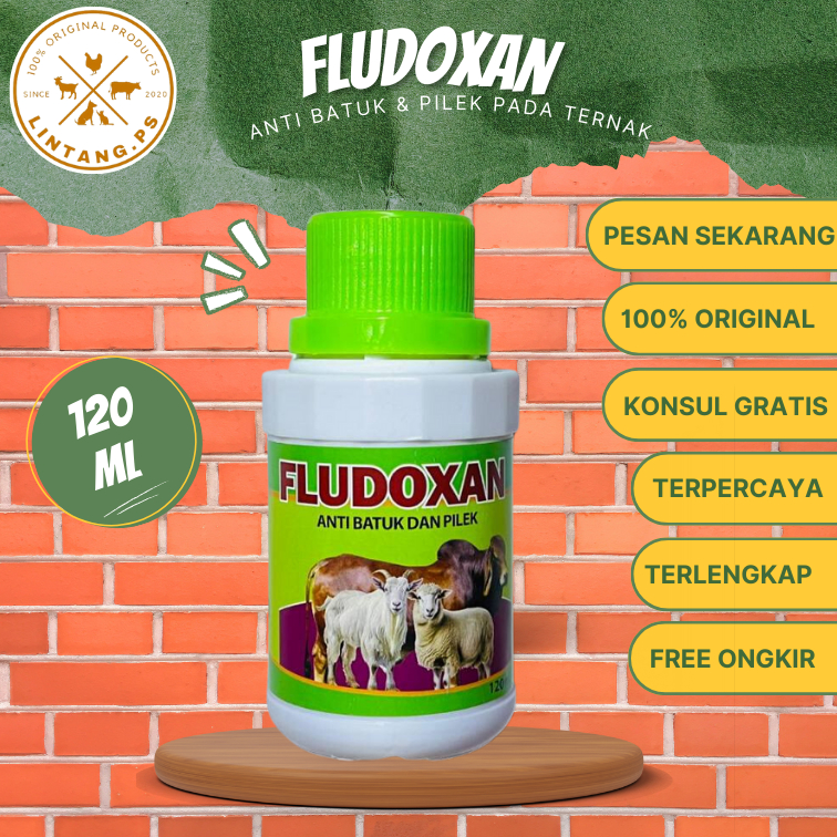 Fludoxan Obat Batuk Kambing 120ml - Fludoxan Kambing - Obat Batuk Kambing Pilek  - Flu Stop 120 ml