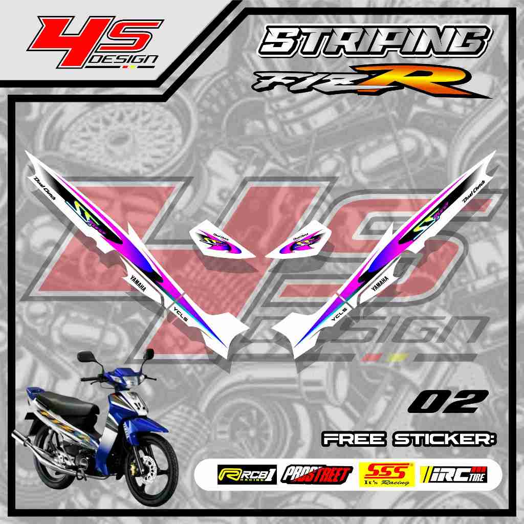 02  STRIPING STICKER FIZ R - STRIPING STICKER FIZ R