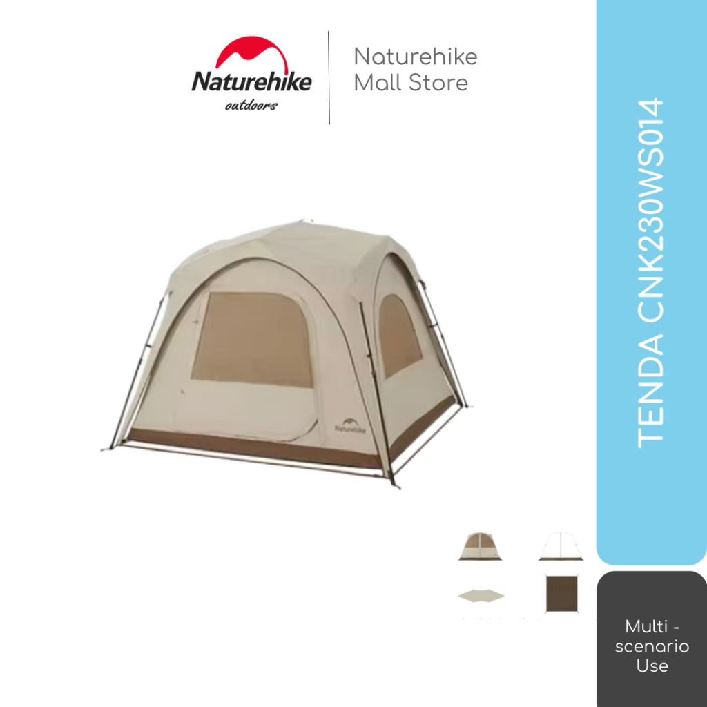 AKSESORIS TENDA CANOPY OTOMATIS CAMPING CAMPERVAN CLOUD BOUNDARY NATUREHIKE CNK230WS014