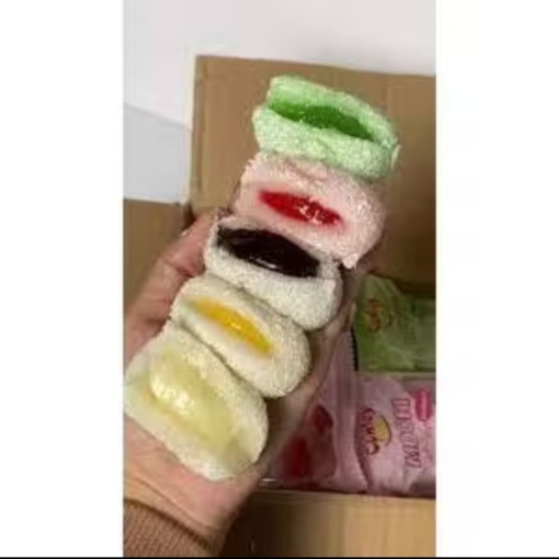 

Kue Mochi Conley Jajanan Moci Viral Makanan Kekinian Jepang Kuwe Beras Ketan Rasa Coklat