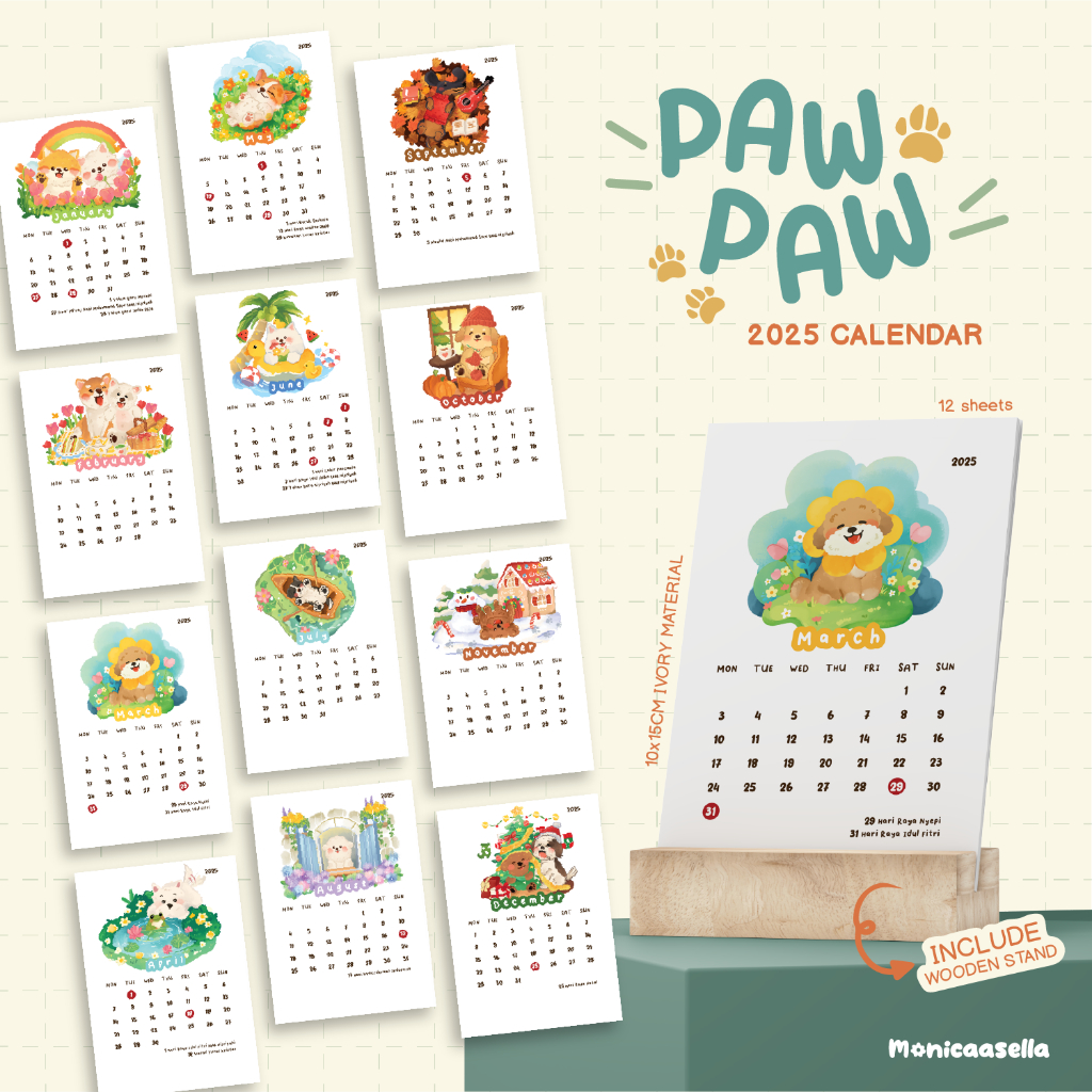 

Paw Paw Calendar